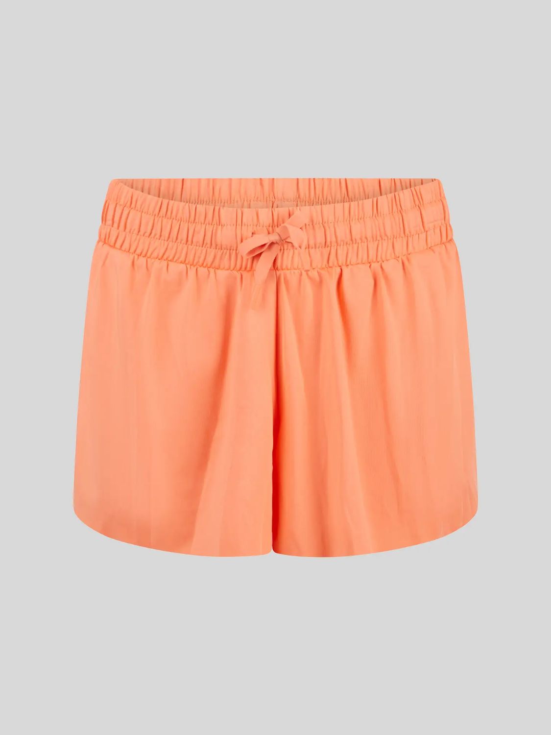 Girls Woven Running Shorts with Inner Short- Fusion Coral