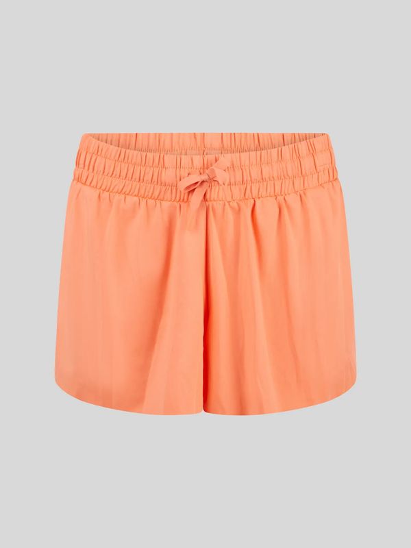 Girls Woven Running Shorts with Inner Short- Fusion Coral