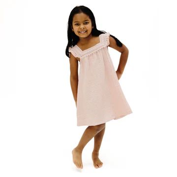 Rose Smoke Heart Crochet Sundress