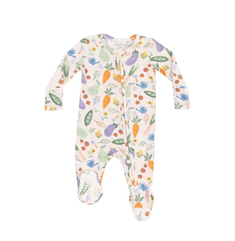 Veggie Patch 2-Way Zipper Footie