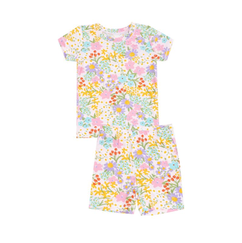 Amelia Floral Bamboo PJ Shorts Set
