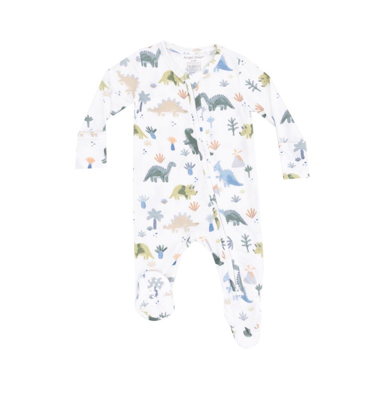 Soft Dinos 2-Way Zipper Footie