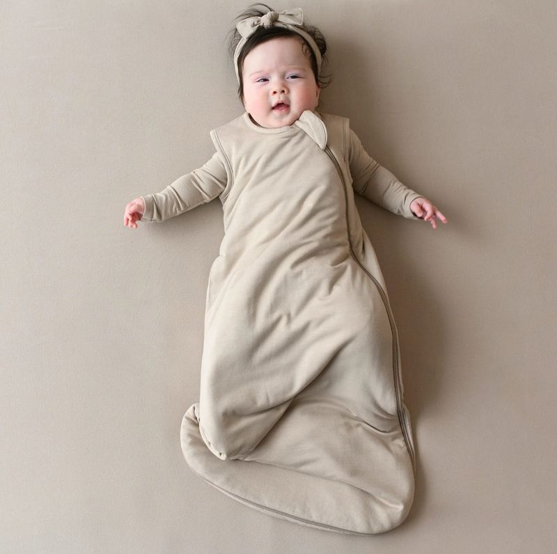 Kyte Baby Sleep Bag in Almond- 6/18m- 1.0 tog