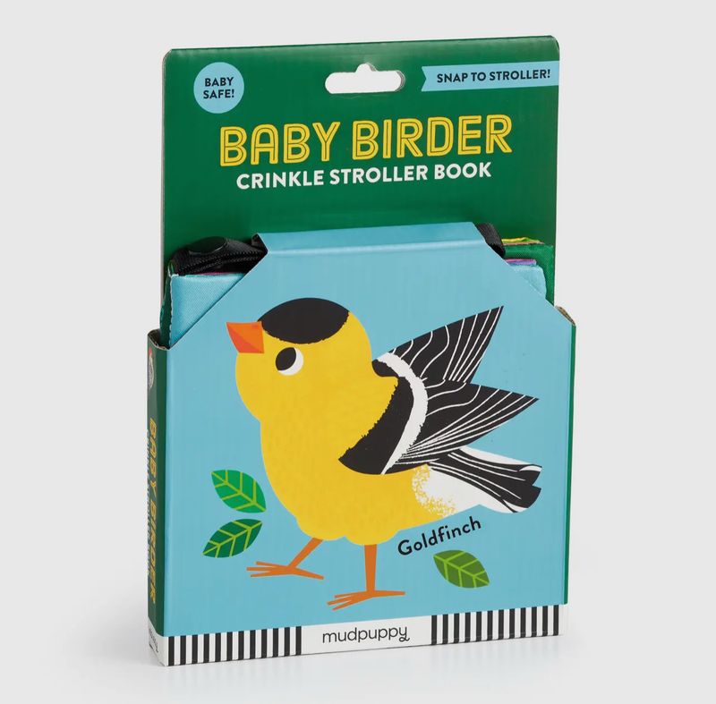 Baby Birder Crinkle Fabric Stroller Book