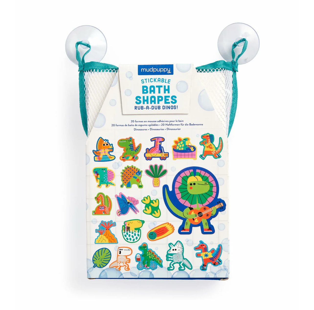 Rub-A-Dub Dinos Stickable Foam Bath Shapes