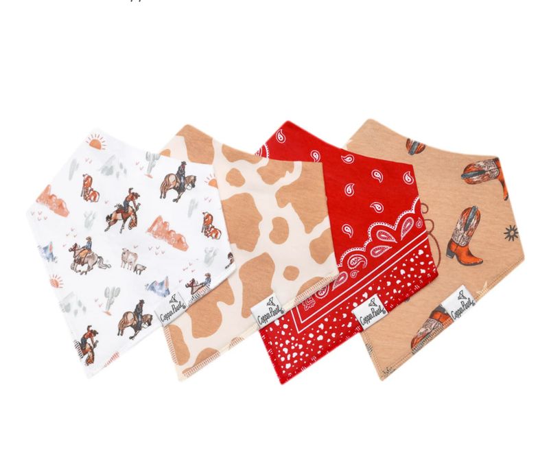 Copper Pearl Boone&quot; Bandana Bib Set