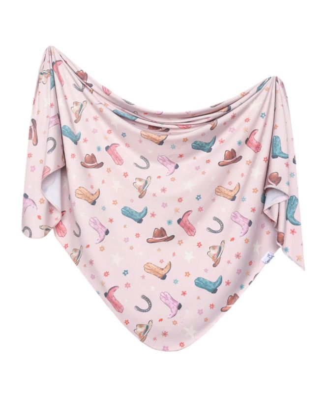 Copper Pearl &quot;Cheyenne&quot; Knit Swaddle Blanket