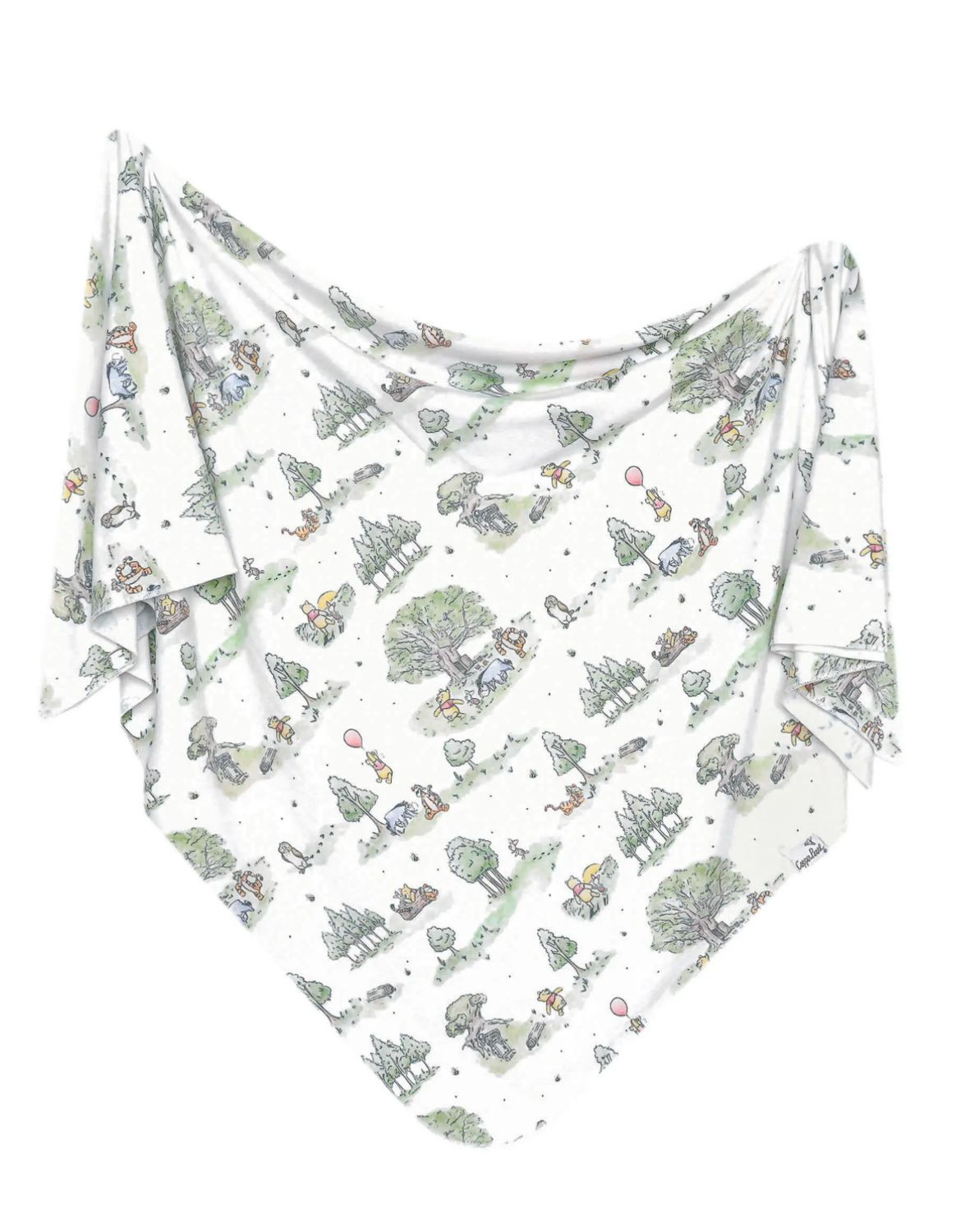 Copper Pearl &quot;Hundred Acre Woods&quot; Knit Swaddle Blanket