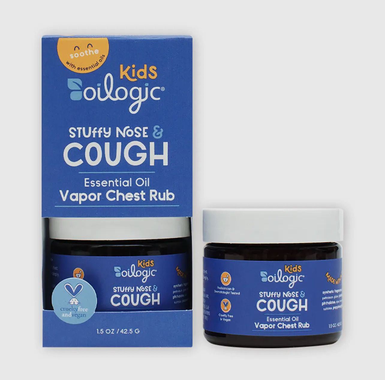 Kids Stuffy Nose &amp; Cough Vapor Chest Rub