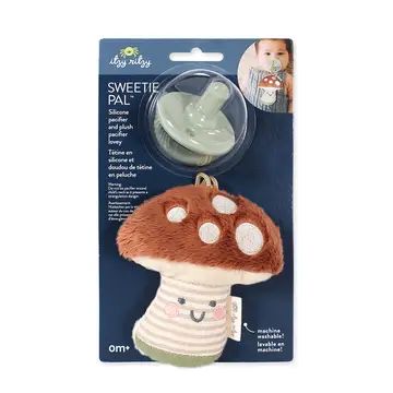 Sweetie Pal Plush &amp; Pacifier- Ash the Mushroom