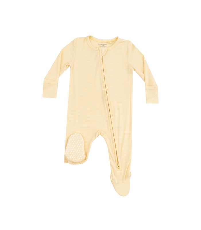 *Bestie Deal* Sunshine Stripe 2-Way Zipper Footie