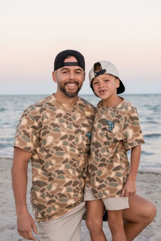 Burlebo Youth Tee- Pintail Camo