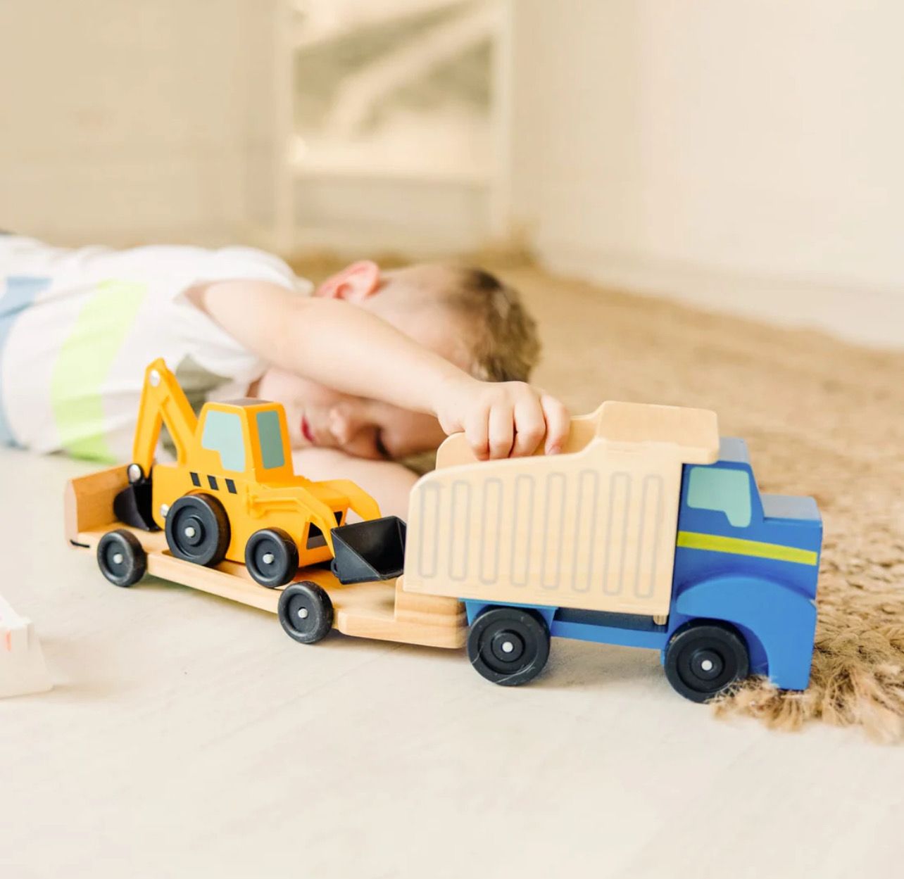 Classic Toy Dump Truck &amp; Loader