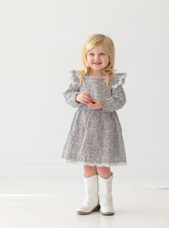 Mabel &amp; Honey Elizabeth Dress w/Lace Detail