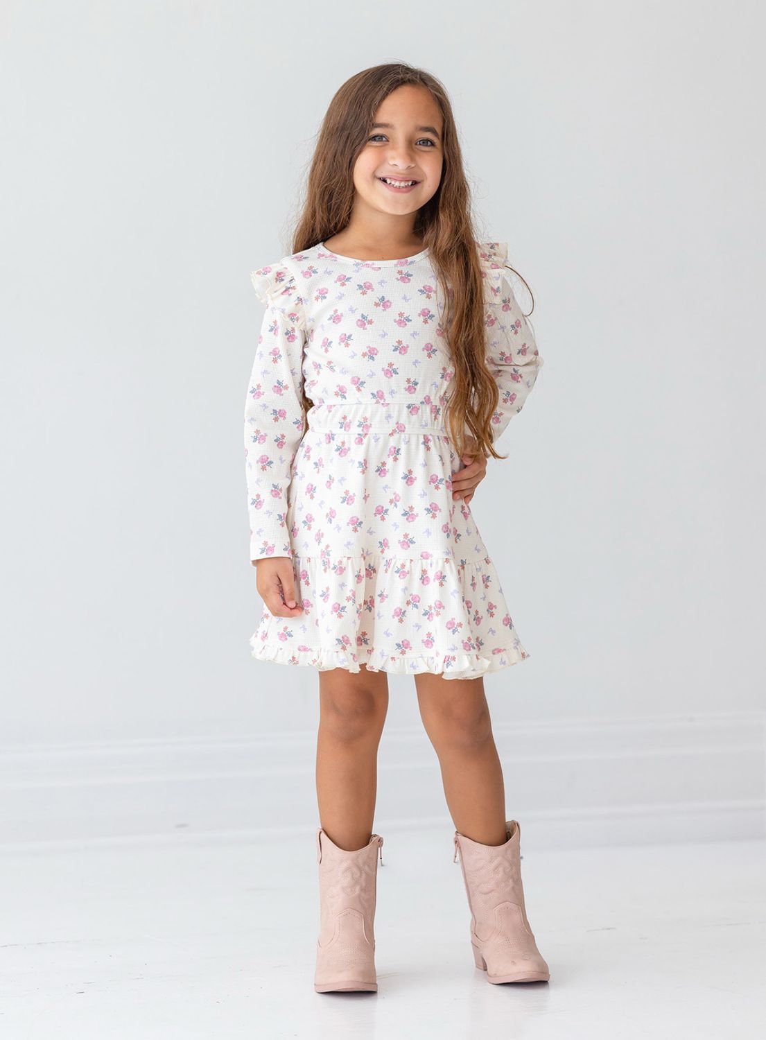 Mabel &amp; Honey Mia Waffle Knit Dress