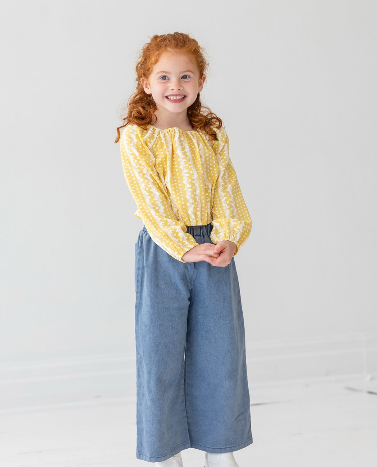Mabel &amp; Honey Magnolia 2-Piece Top &amp; Wide Leg Pants Set