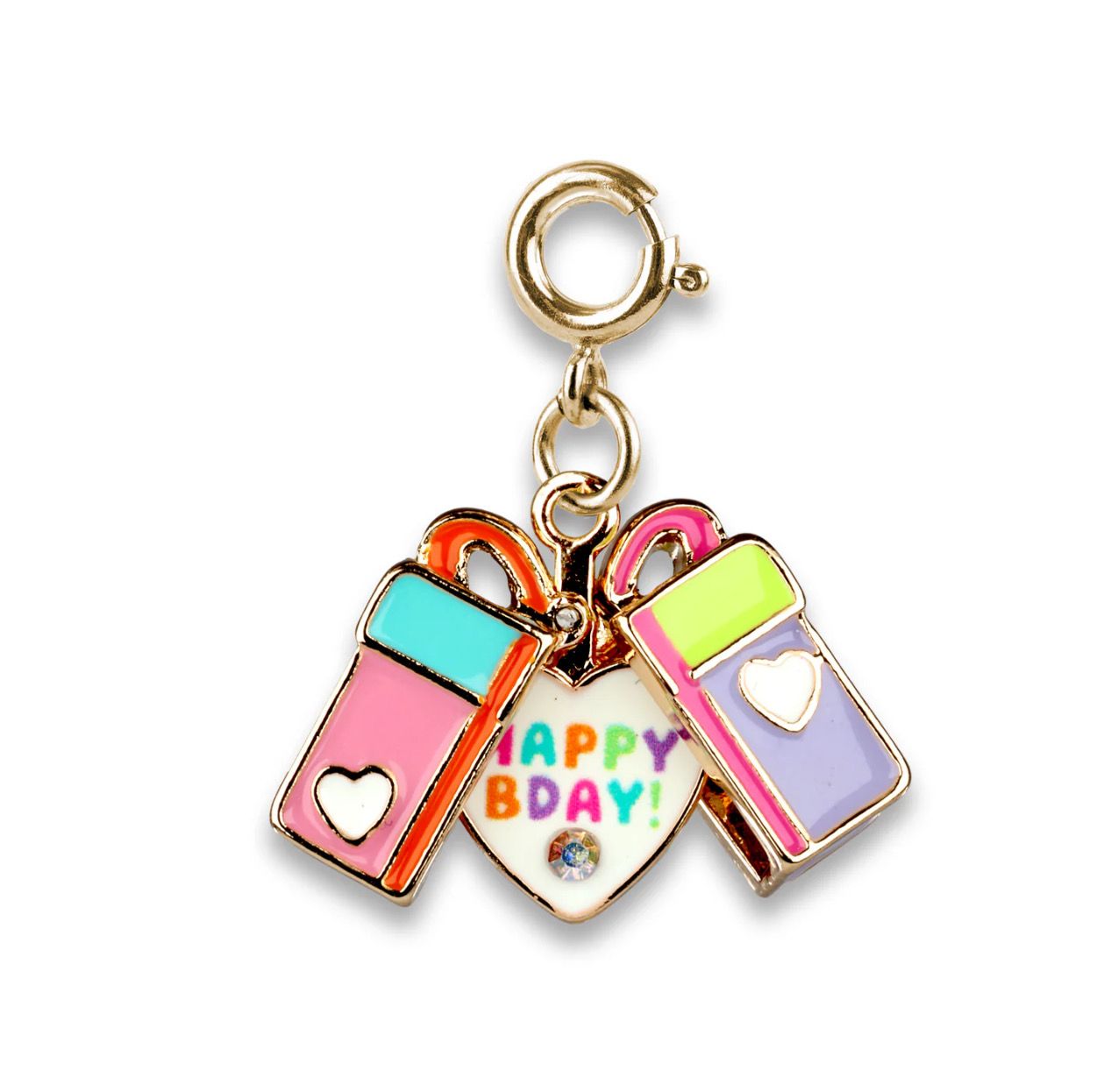 Charm It! Gold Surprise Inside B-Day Gift Charm