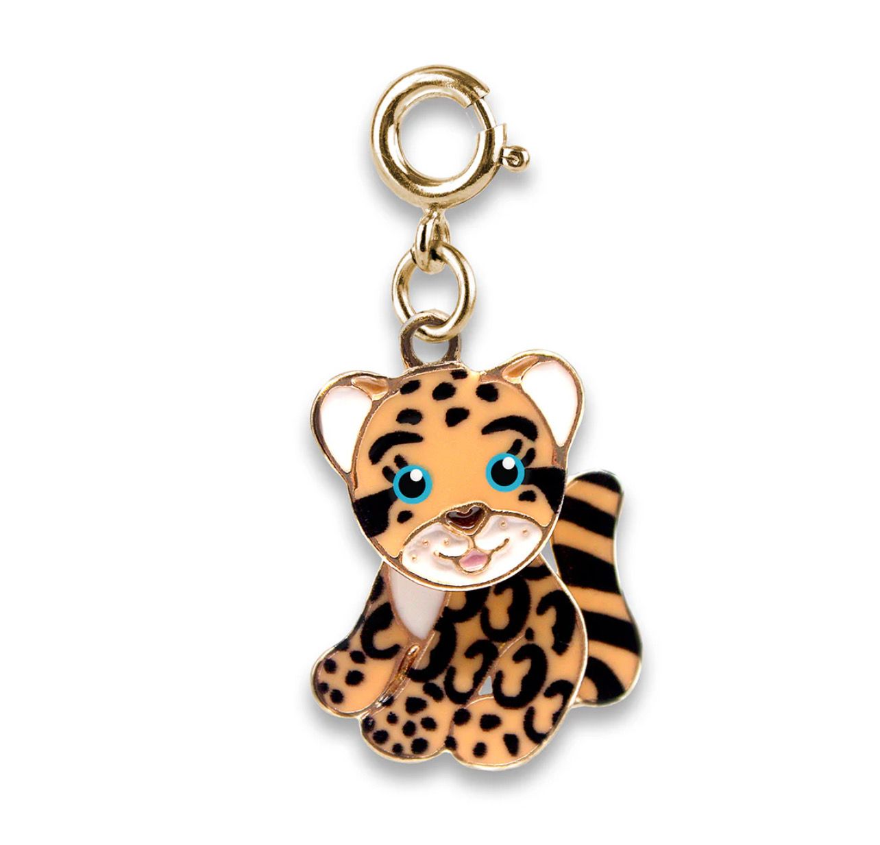 Charm It! Gold Cloud Leopard Charm