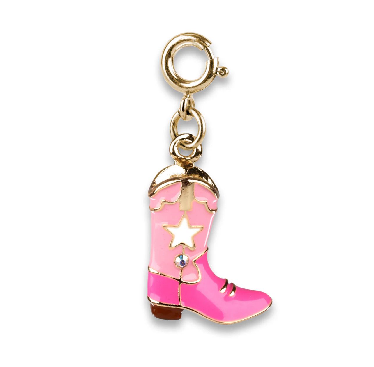 Charm It! Gold Cowboy Boot Charm