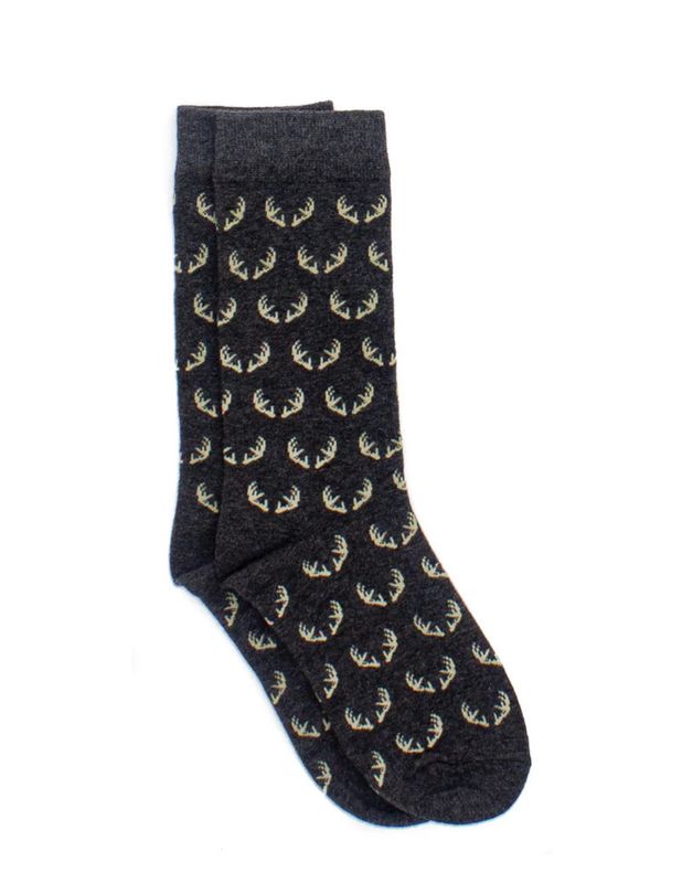 Properly Tied Lucky Duck Socks- Antlers