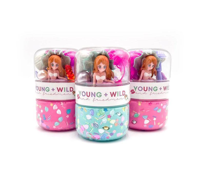 YWF Mermaid Grab &amp; Go Dough Jar