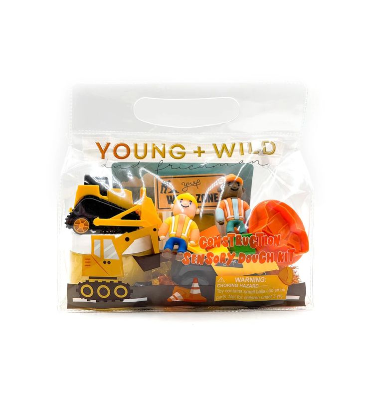 YWF Construction Sensory Dough Bag