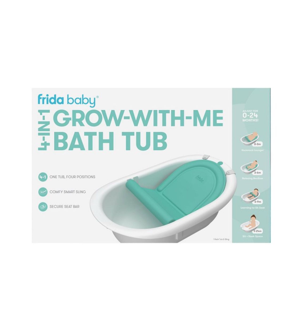 Frida Baby 4-in-1 Grow-With-Me Bath Tub