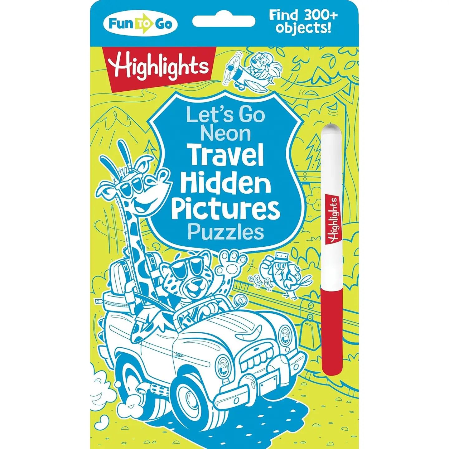 Let&#39;s Go Neon Travel Hidden Pictures Puzzles
