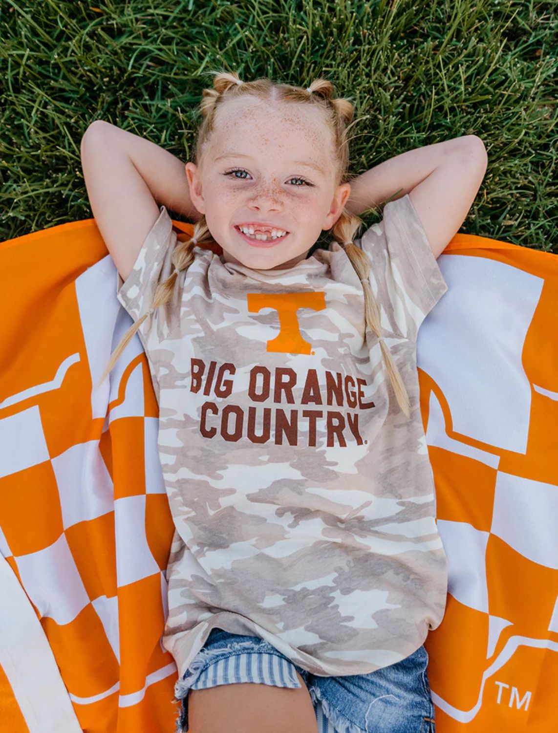 Big Orange Country Camo Tee