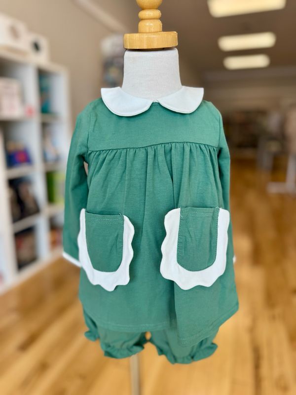 Reese Green Bloomer Set