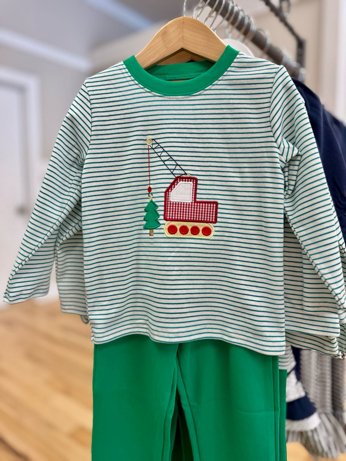 Bringing Home the Tree Pant Set