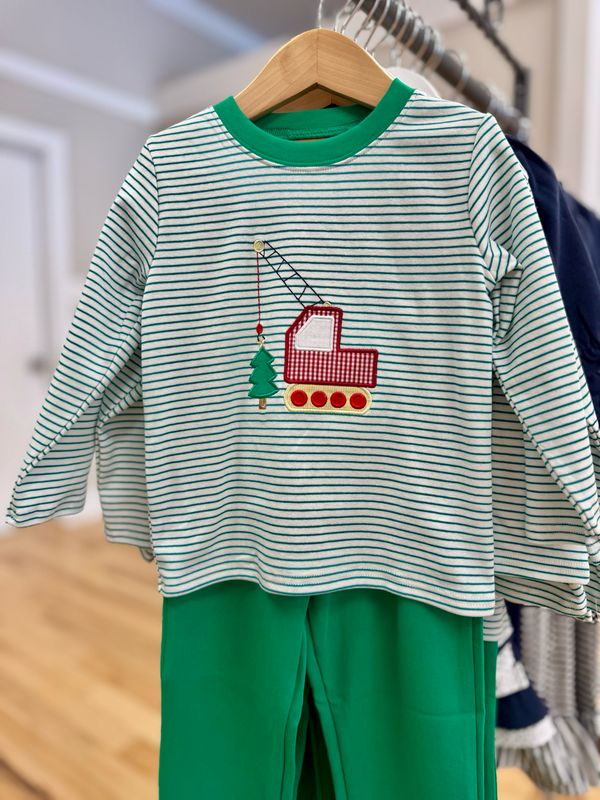 Bringing Home the Tree Pant Set