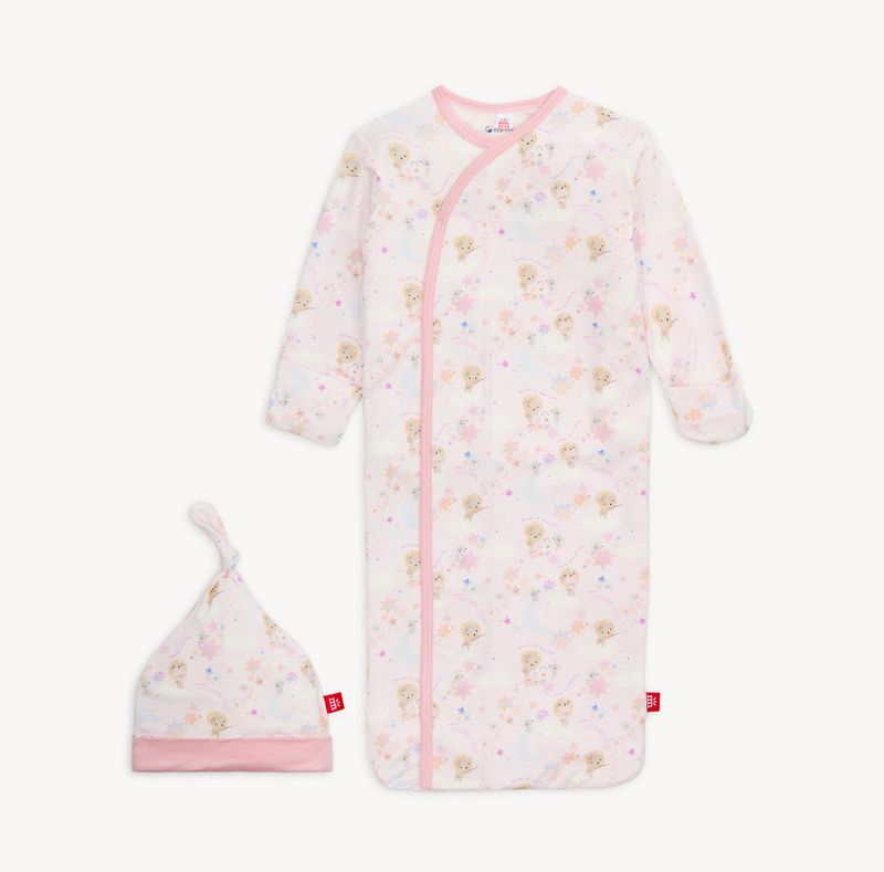Star Catcher Modal Magnetic Gown with Ruffle Hat