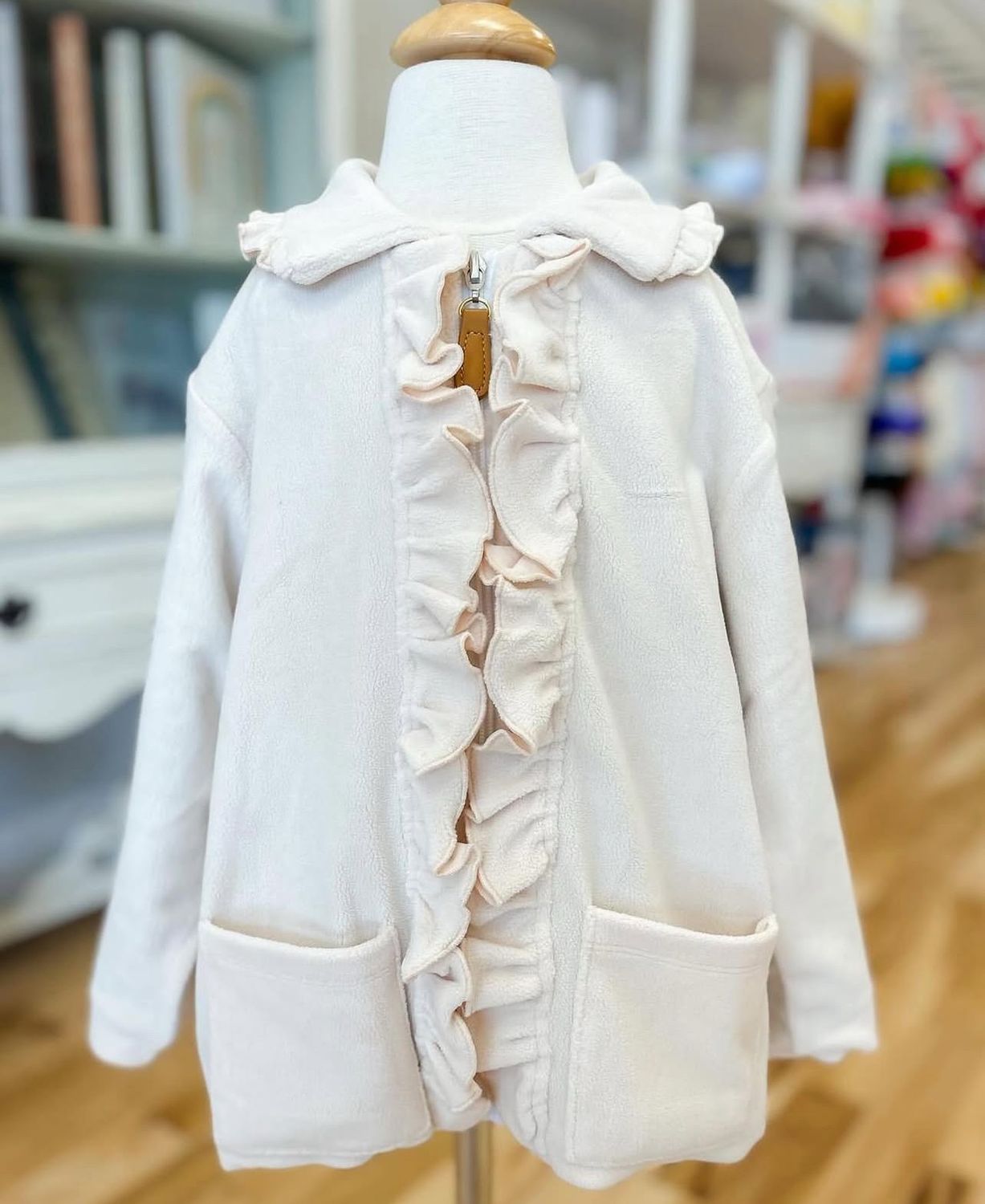Reese Girls Jacket- Cream