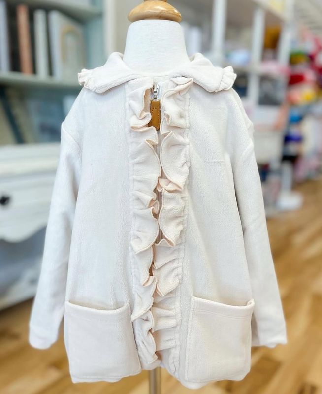 Reese Girls Jacket- Cream