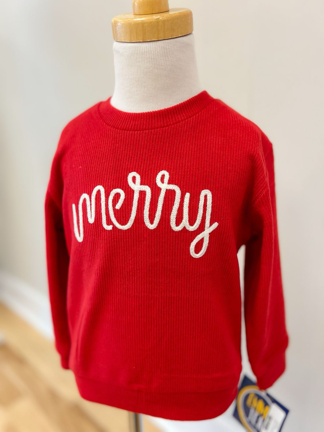 Merry L/S Red Sweater