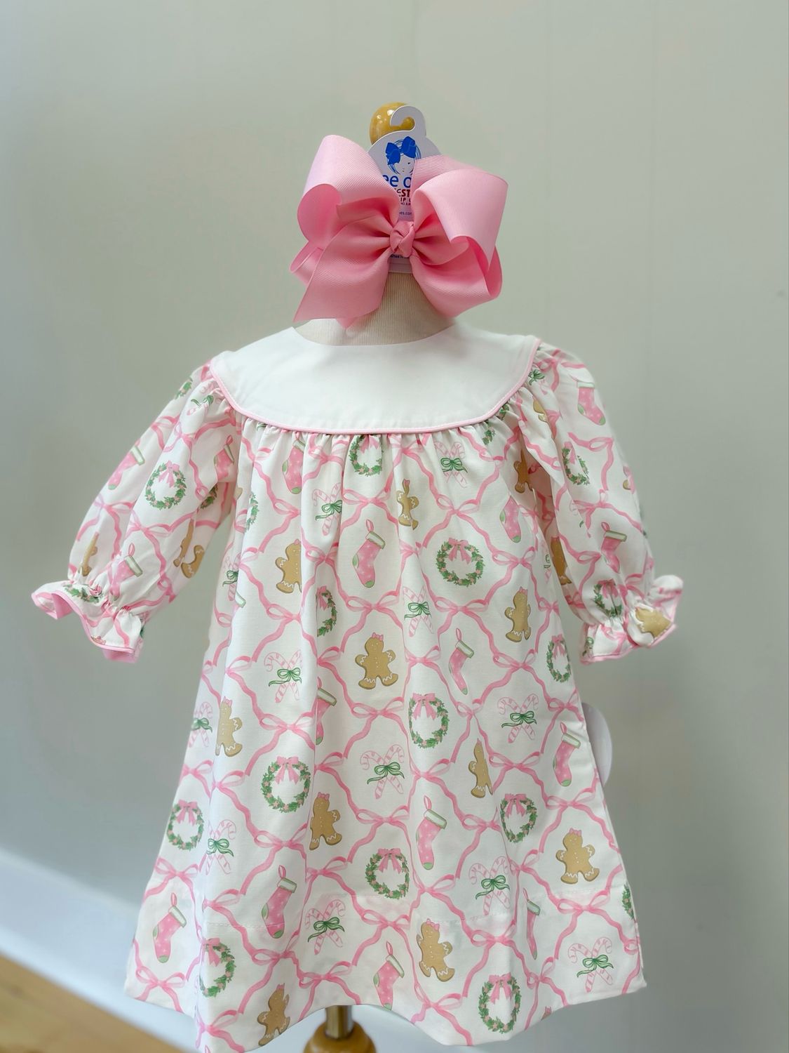 Christmas Bow Trellis Dress
