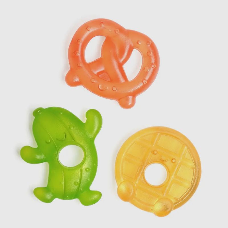 Cutie Coolers Water Filled Teethers- Silly Foods