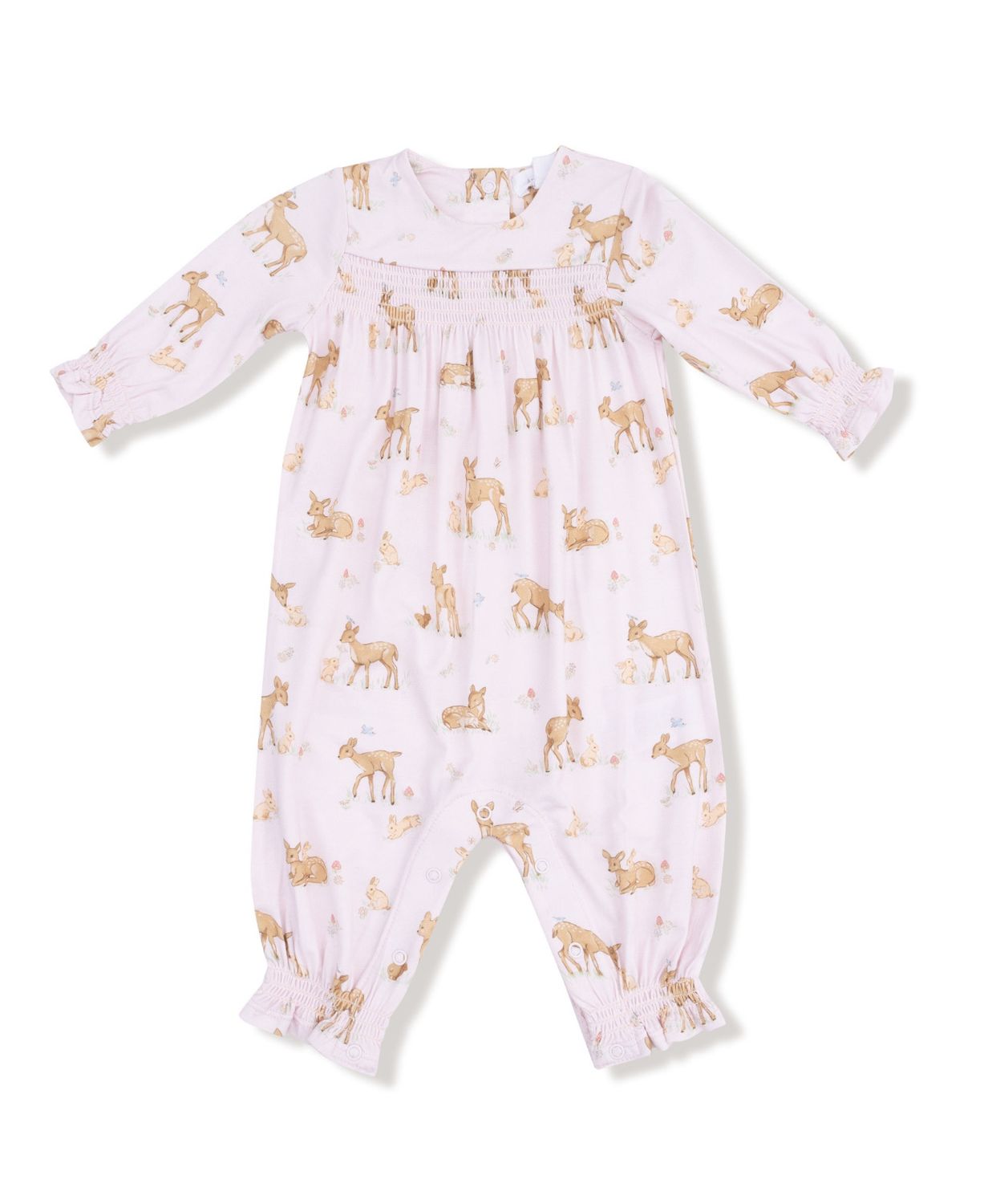 Little Fawn Smocked L/S Romper