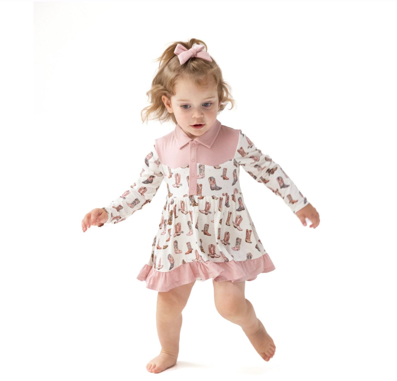 Future Cowgirl - L/S Bodysuit Dress
