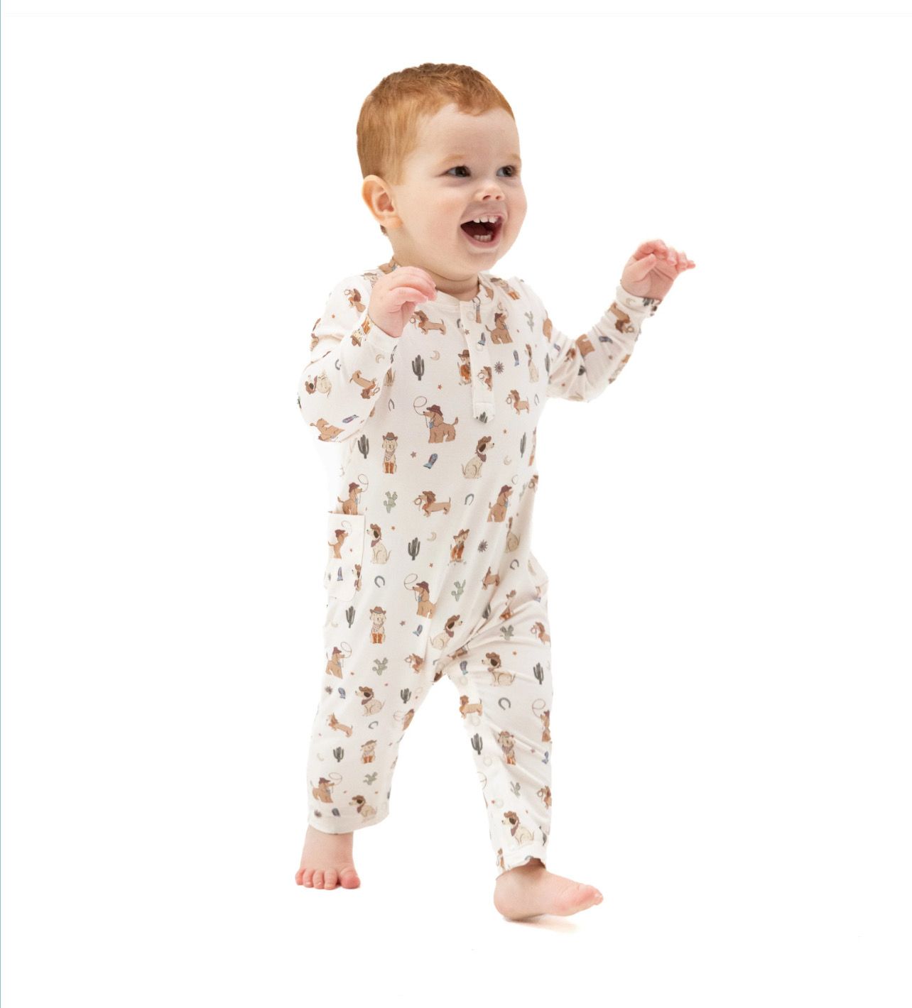 Cowboy Dogs Romper
