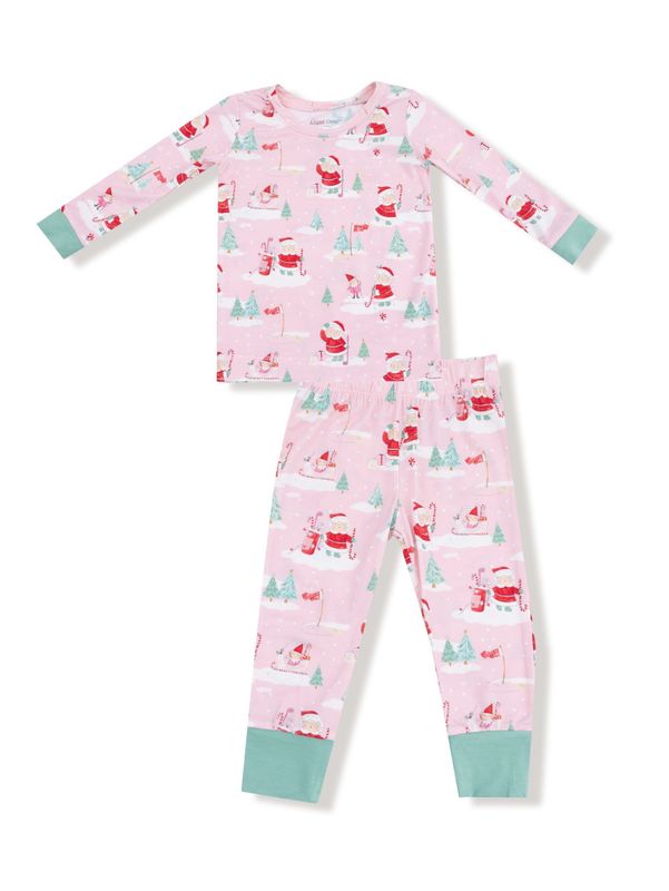 Golfing Mrs. Claus and Elves L/S Loungewear Set
