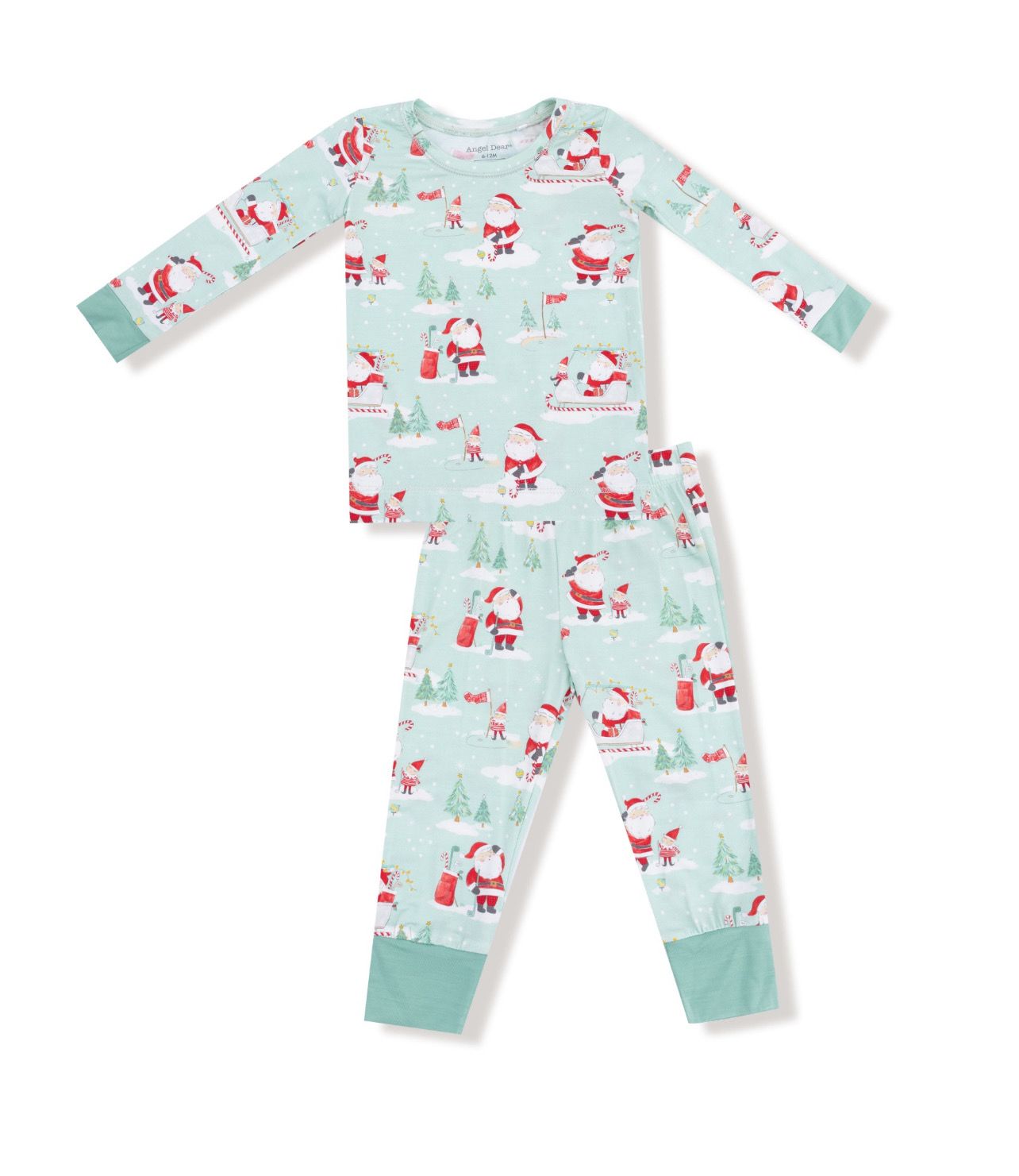 Golfing Santa and Elves L/S Loungewear Set