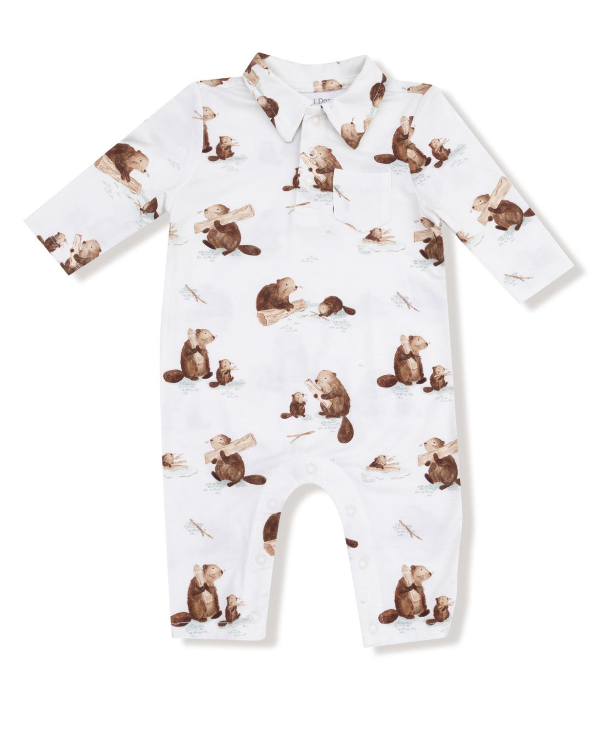 Baby Beavers Polo Romper