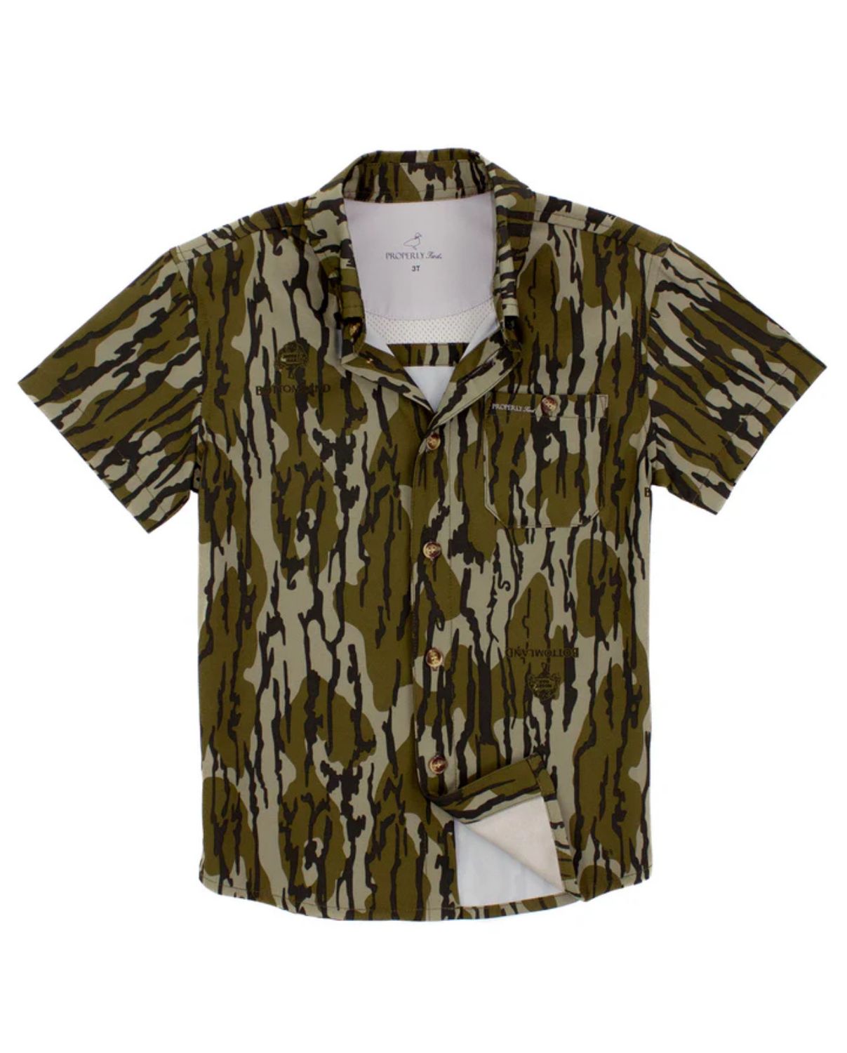 Properly Tied Sportsman Field Shirt- Mossy Oak Original Bottomland