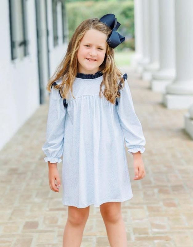 Blue Booms Hallie Dress