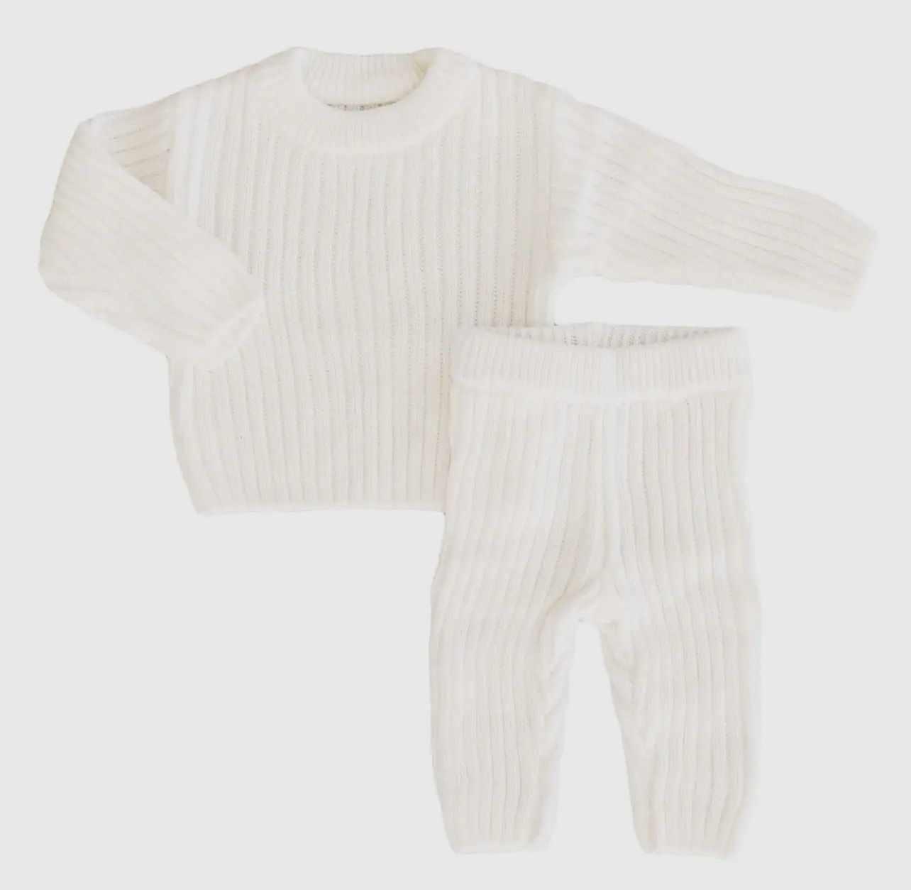 Caden Lane Knit Sweater &amp; Pant Set (Dove)