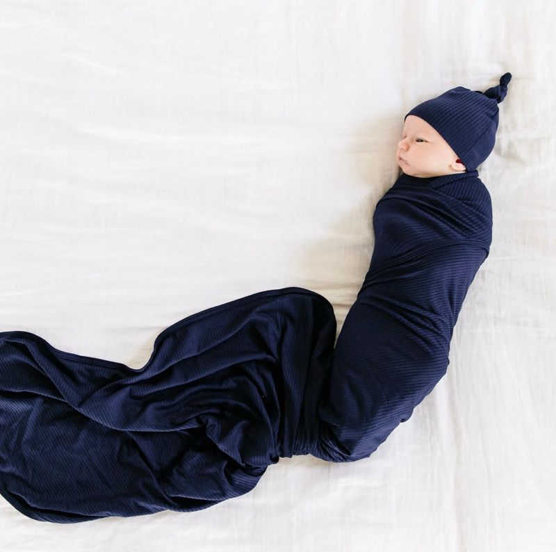 Lou Lou &amp; Co &quot;Hayden&quot; Ribbed Swaddle Blanket