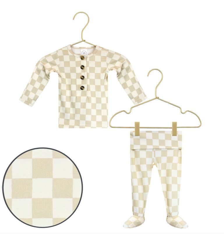 Lou Lou &amp; Co &quot;Austin&quot; Top &amp; Bottoms - 0/3m