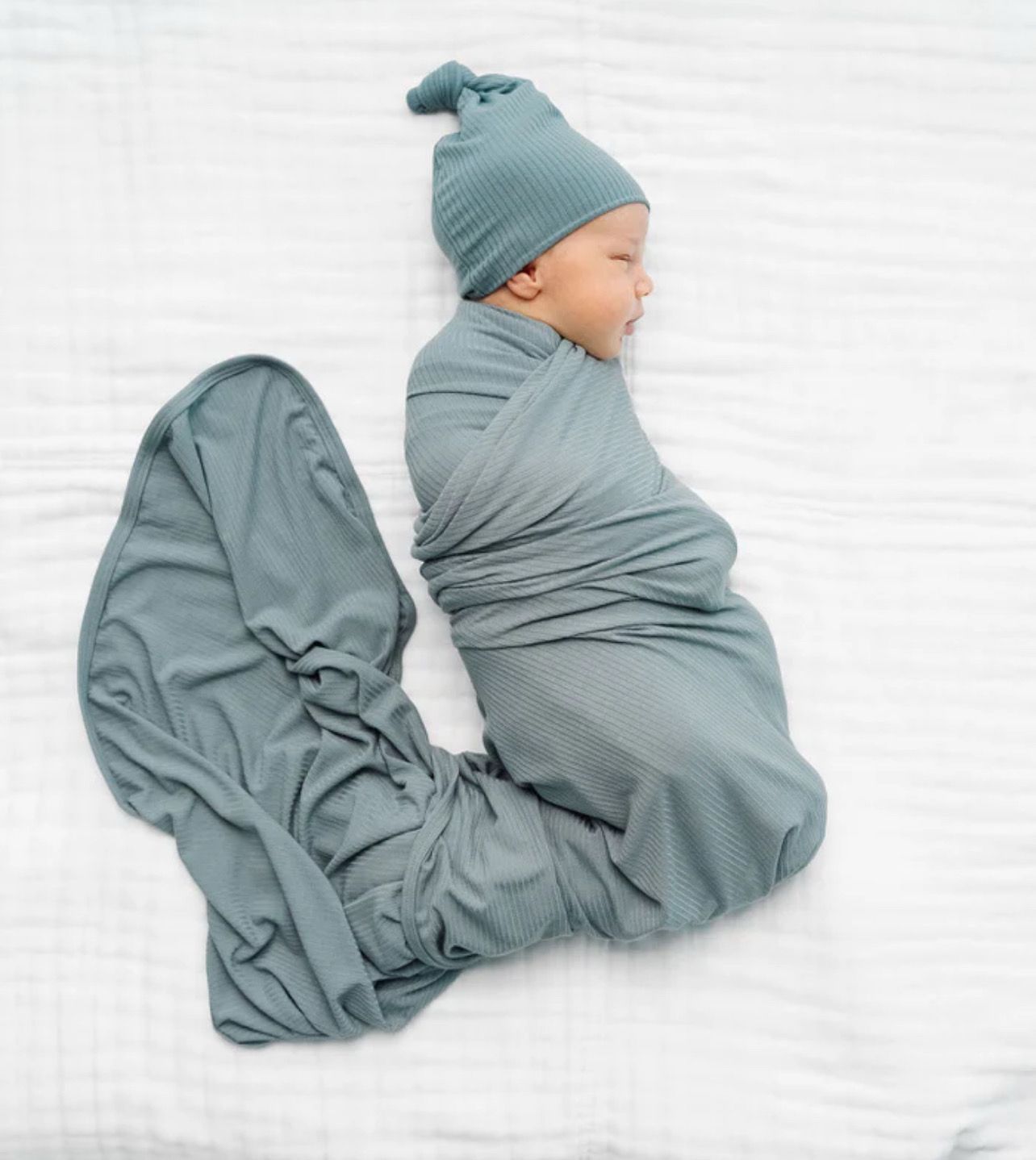 Lou Lou &amp; Co &quot;Ford&quot; Ribbed Swaddle Blanket